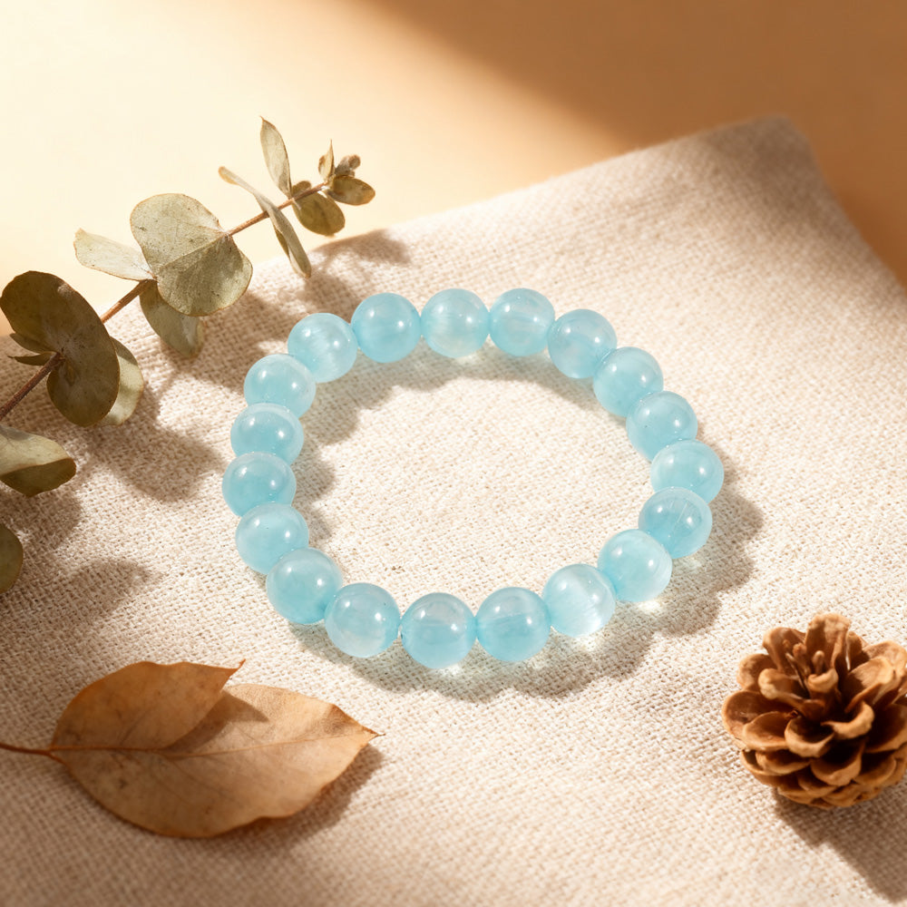 Beaded Bracelets for Women, Natural Crystal Gemstone Energy Bracelets