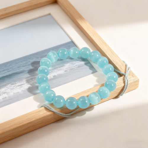 Beaded Bracelets for Women, Natural Crystal Gemstone Energy Bracelets