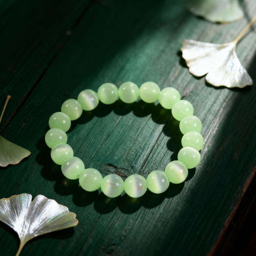 Natural Stretch Gemstone Bracelet – Beaded Healing Stone Bracelet (Unisex Gift for Men and Women)