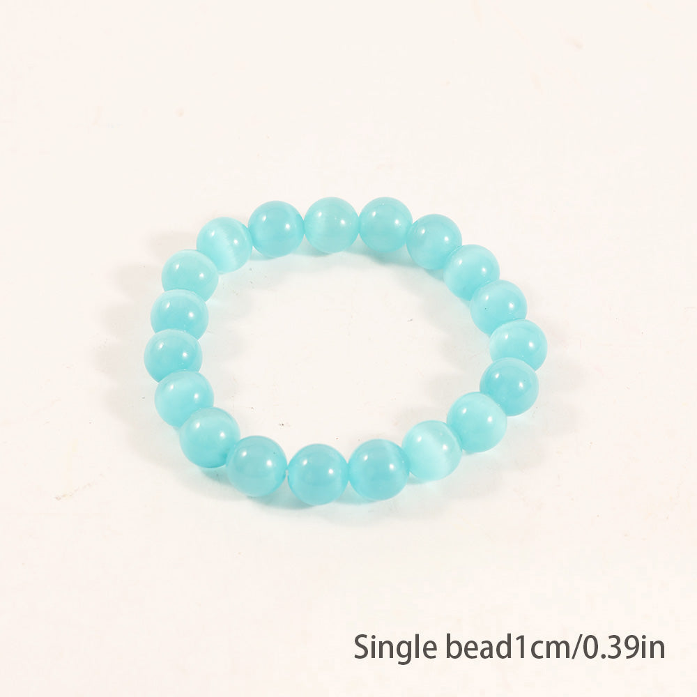 Beaded Bracelets for Women, Natural Crystal Gemstone Energy Bracelets