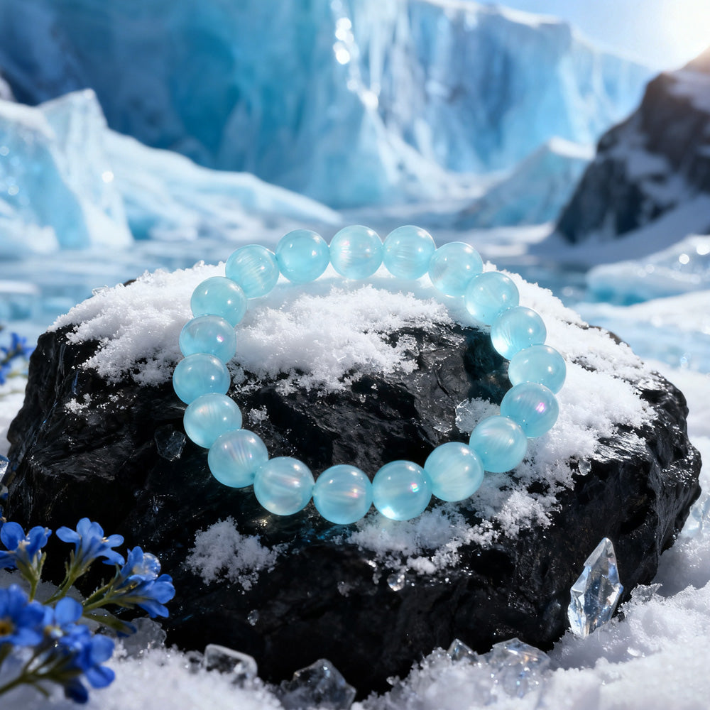 Beaded Bracelets for Women, Natural Crystal Gemstone Energy Bracelets
