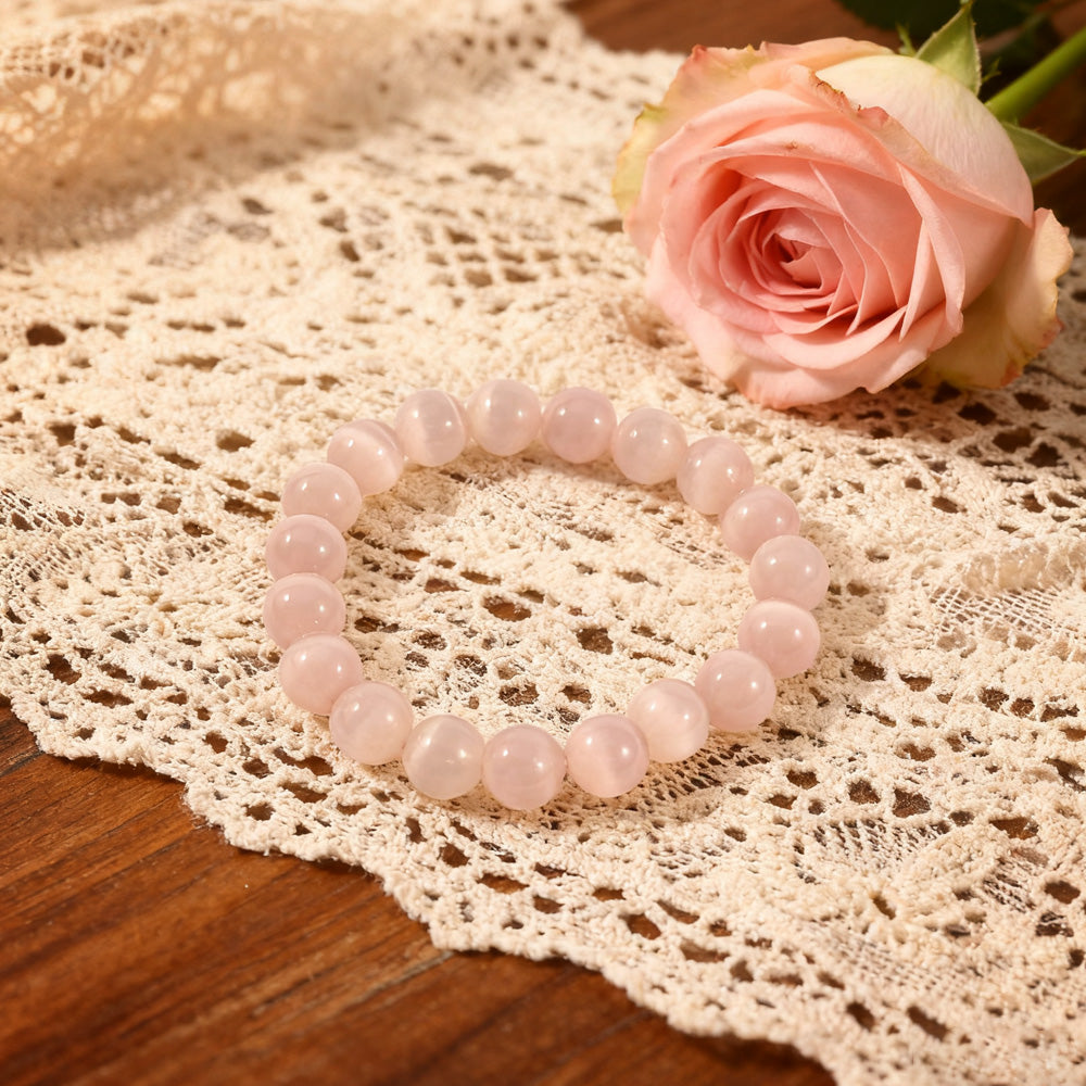 Natural gemstone beaded bracelet—an inspirational gift for women, girls, best friends, and sisters.