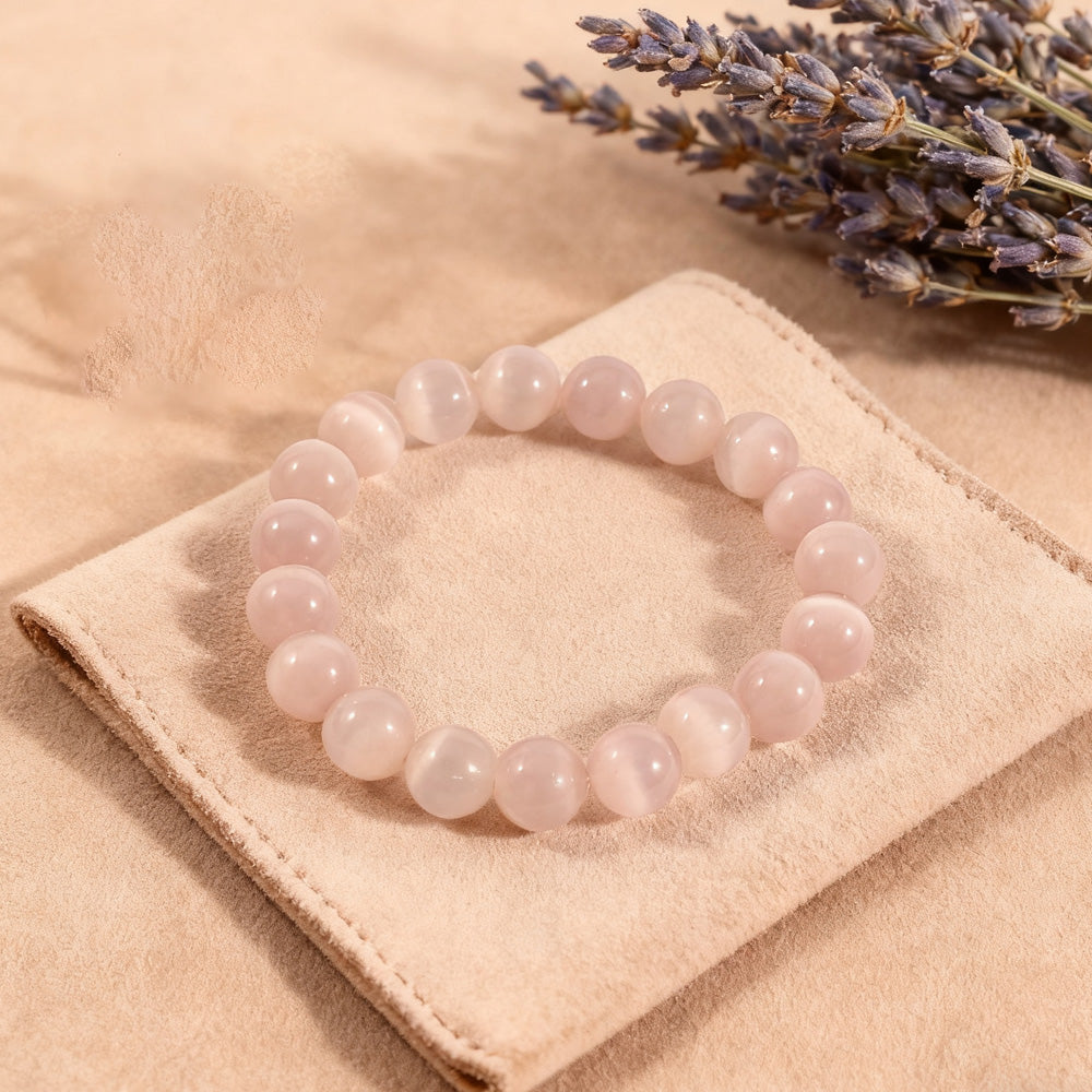 Natural gemstone beaded bracelet—an inspirational gift for women, girls, best friends, and sisters.