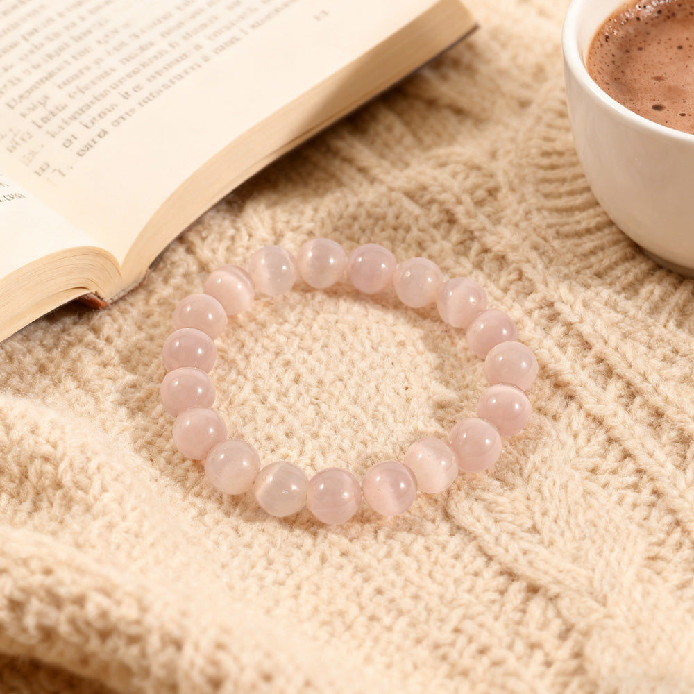 Natural gemstone beaded bracelet—an inspirational gift for women, girls, best friends, and sisters.